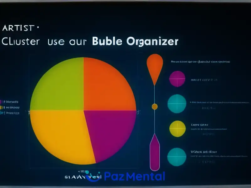 Gráficos emergentes: representar visualmente la relación entre múltiples variables utilizando gráficos de burbujas o racimo como organizadores de gráficos comunes en la visualización de datos.